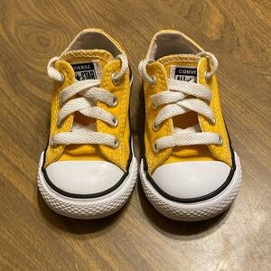 Converse Kids Yellow Sneakers